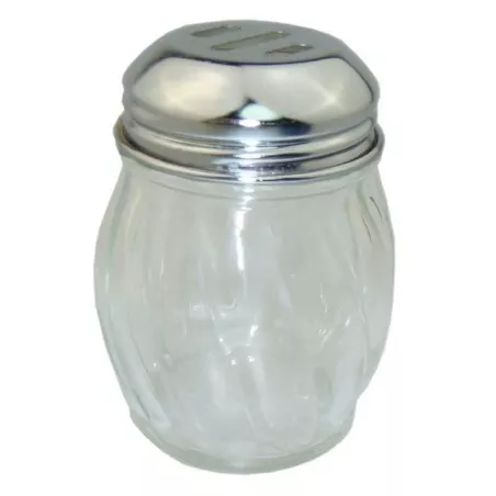 Quesera de Vidrio con Tapa Ranurada de 6 Onzas MASTER CHEF SK-ROT