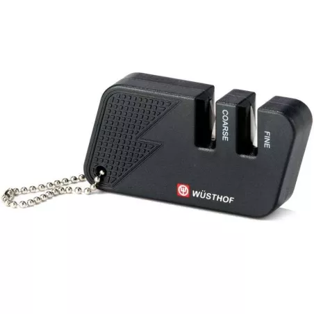 Afilador de Cuchillos Doble, Color Negro WUSTHOF 3119730203