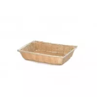 Canasta Rectangular de 40.5 x 28 x 8 Centimetros de Color Natural MASTER CHEF 30288