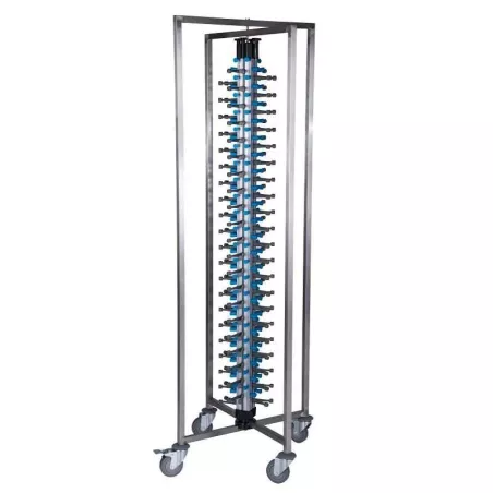Rack Mobil Porta Platos 84 Unidades MASTER CHEF JW-DC84