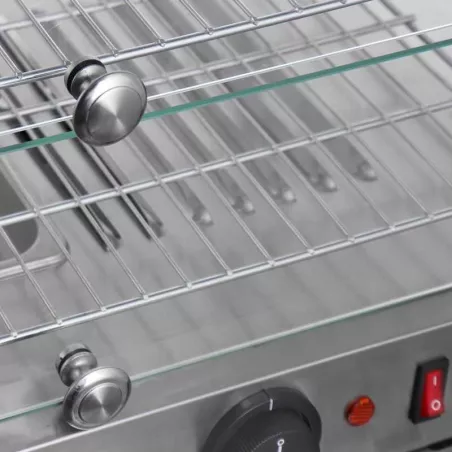 Urna Caliente Recta de 2 Niveles de 56 x 36 x 38 Centimetros QUANTUM PRO HDR250C