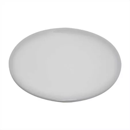 Plato Redondo Coupe de Melamina de 11 Pulgadas de Color Blanco MASTER CHEF B006