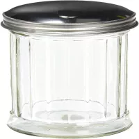 Azucarera de Vidrio con Tapa con Hueco en el Centro de 12 Onzas MASTER CHEF SK-CP