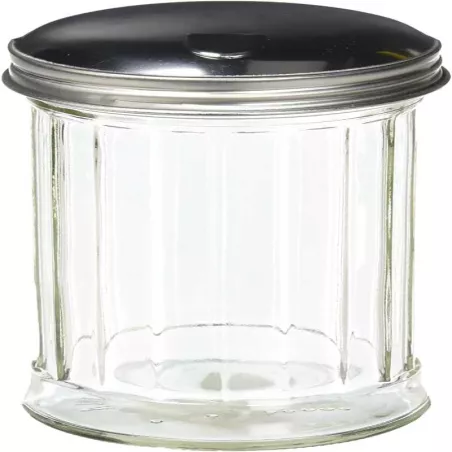 Azucarera de Vidrio con Tapa con Hueco en el Centro de 12 Onzas MASTER CHEF SK-CP