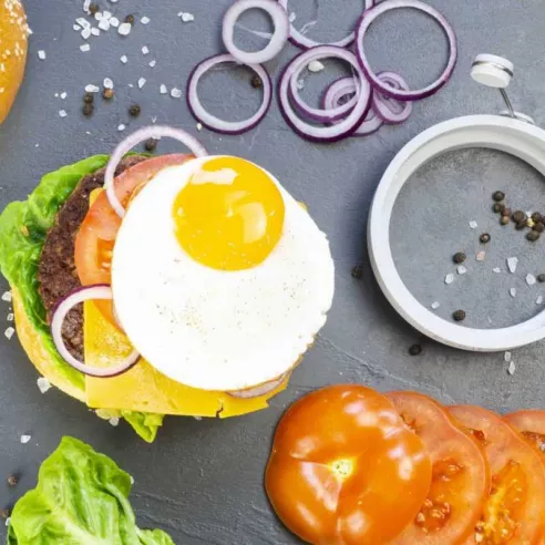 Aro Redondo para Pancake y Huevos, Set de 2 Unidades LURCH 00070271