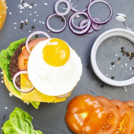 Aro Redondo para Pancake y Huevos, Set de 2 Unidades LURCH 00070271