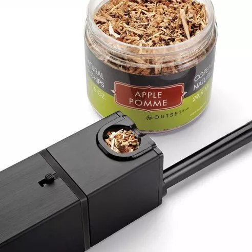 Frasco de Chips de Madera Natural Manzana, 6 Onzas OUTSET 76534