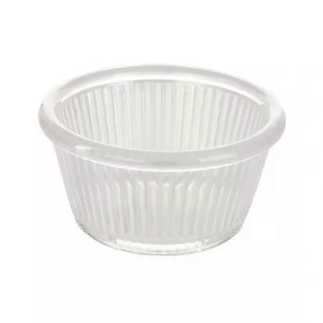 Ramekin Estriado de Policabonato de 4 Onzas MASTER CHEF 8380
