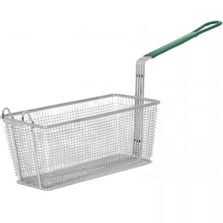 Canasta Freidora de 13 x 6,5 Pulgadas, Color Verde MASTER CHEF WFB-GR
