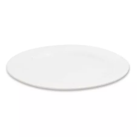Platon Ovalado de Porcelana de Borde Delgado de 13.5 Pulgadas Blanco ARNI S6137