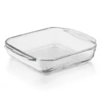 Refractario Cuadrado con Tapa de 735 Mililitros CRISA B431/1718975