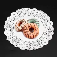 Blonda Desechable Redonda de Papel de 6 Pulgadas, Caja de 1000 Unidades, Color Blanco SIN ASIGNAR 137025 2