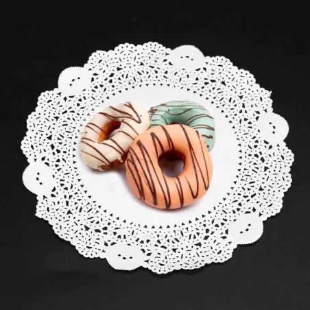 Blonda Desechable Redonda de Papel de 6 Pulgadas, Caja de 1000 Unidades, Color Blanco SIN ASIGNAR 137025