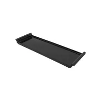 Bandeja Rectangular de Color Negro de 14 x 4.5 Pulgadas MASTER CHEF B731