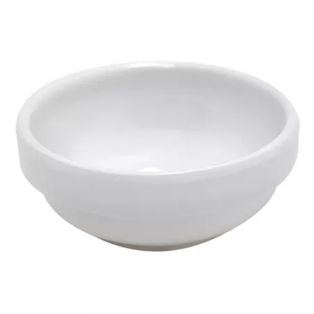 Plato Salsero de Melamina de 2.5 Pulgadas, Color Blanco  MASTER CHEF D233