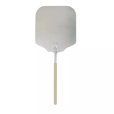 Pala para Pizza de Aluminio de 12 x 14 Pulgadas con Agarradera de Madera de 36 Pulgadas MASTER CHEF APP-1236