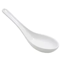 Cuchara de Melamina de 15.2 x 4.5 x 3.1 Centimetros, Color Blanco  MASTER CHEF D004