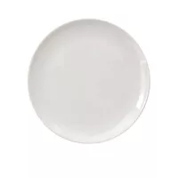 Plato Redondo Coupe de Melamina Blanco de 9 Pulgadas de Color Blanco MASTER CHEF B004