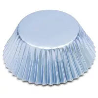 Capsulas para Cupcakes de Aluminio Color Azul Claro de 32 Unidades FOX RUN BRANDS 8004
