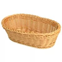 Canasta Ovalada de Mimbre de 11 x 5.5 x 7 Pulgadas THUNDER PLBB1107