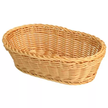 Canasta Ovalada de Mimbre de 11 x 5.5 x 7 Pulgadas THUNDER PLBB1107