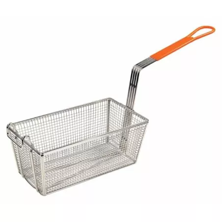 Canasta Freidora de 12 x 6,5 Pulgadas, Color Naranja MASTER CHEF WFB-OR
