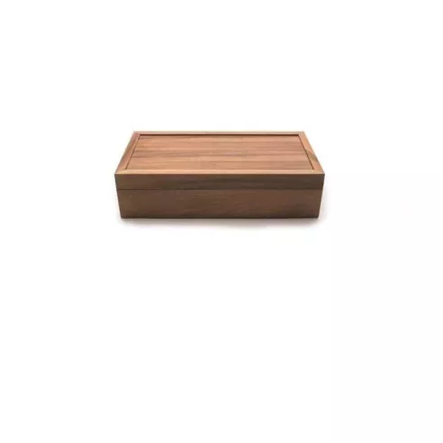 Caja de Madera para Sobres de Te de 14,75 x 7,75 x 3,75  Pulgadas IRONWOOD 28142