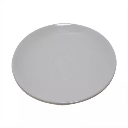 Plato Redondo Coupe de Melamina de 8 Pulgadas de Color  Blanco  MASTER CHEF B003