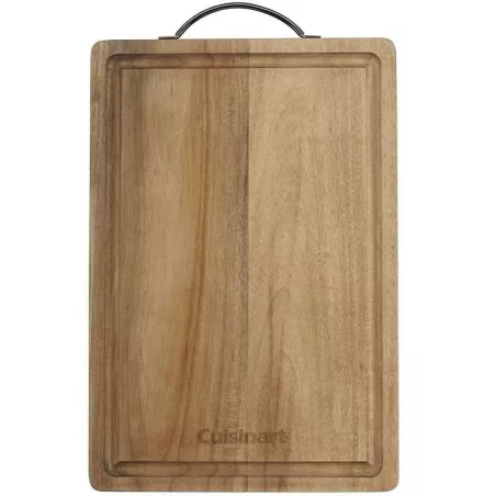 Tabla de Madera  Acacia para Picar con Agarradera de 15 Pulgadas CUISINART CWB-15AB