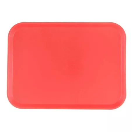 Azafate de Polipropileno Rectangular de 12 x 16 Pulgadas, Color Rojo THUNDER PLFFT1216RD