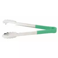 Pinza de Acero Inoxidable de 9 Pulgadas, Color Verde  MASTER CHEF UT-9GR