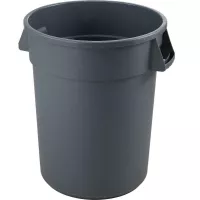 Basurero Redondo de 10 Galones de Color Gris MASTER CHEF JW-CR38E