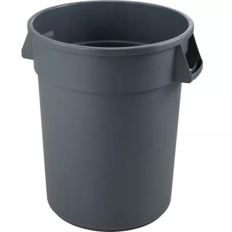 Basurero Redondo de 10 Galones de Color Gris MASTER CHEF JW-CR38E