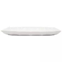 Plato Bambu de Porcelana 20 Pulgadas Blanco ARNI C0652