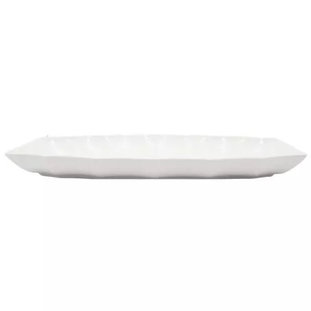 Plato Bambu de Porcelana 20 Pulgadas Blanco ARNI C0652