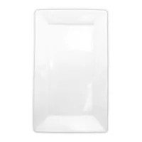 Plato Rectangular de Porcelana 11 Pulgadas Blanco CATER MAX 17100 2