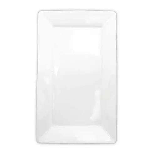 Plato Rectangular de Porcelana 11 Pulgadas Blanco CATER MAX 17100