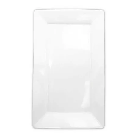 Plato Rectangular de Porcelana 11 Pulgadas Blanco CATER MAX 17100