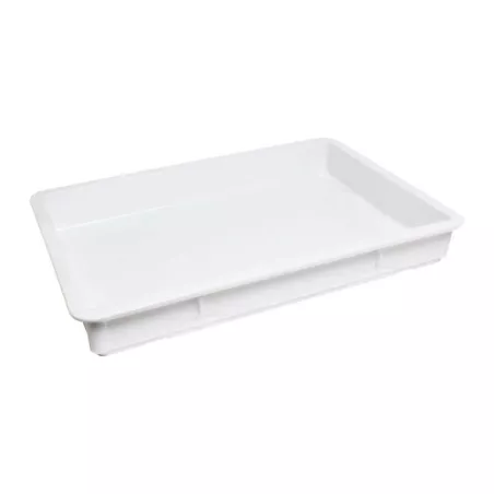 Caja para Masa de Pizza de Polipropileno Apilable de 18 x 26 x 3 Pulgadas THUNDER PLDB182603PP