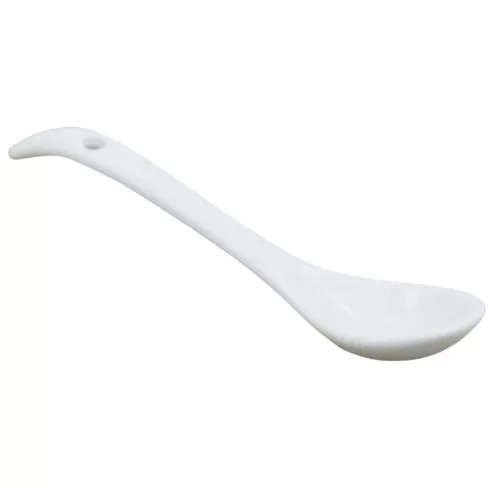 Cucharita de Porcelana Blanca de 4-1/2 Pulgadas CATER MAX 1234-3