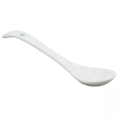 Cucharita de Porcelana Blanca de 4-1/2 Pulgadas CATER MAX 1234-3