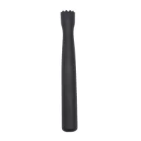Muddler para Coctel de Plastico de Color Negro de 8 Pulgadas MASTER CHEF MUD-8PAK