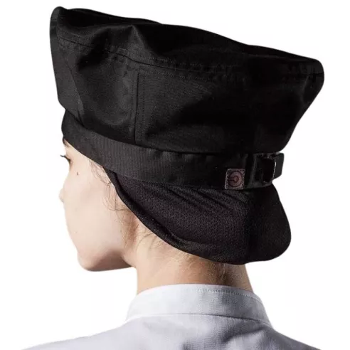 Gorro para Pelo Largo de Color Negro  CHECKEDOUT CU413S0100A