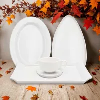 Plato para Taza Miqueta de Porcelana 4.25 Pulgadas Blanco ARNI S4693 2