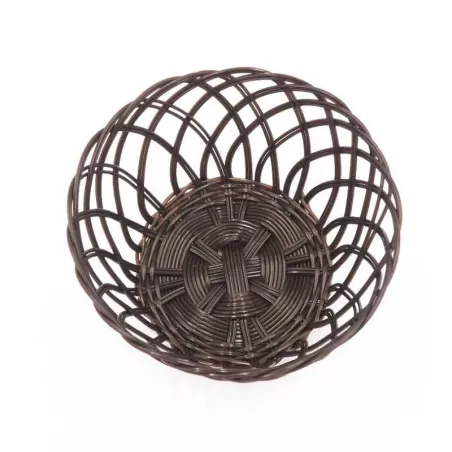 Canasta Redonda de 7 x 3-1/8 Pulgadas de Color Cafe MASTER CHEF HPB-7ABR