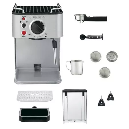 Maquina para Espresso y Capuccino de Acero Inoxidable CUISINART EM-100NP1