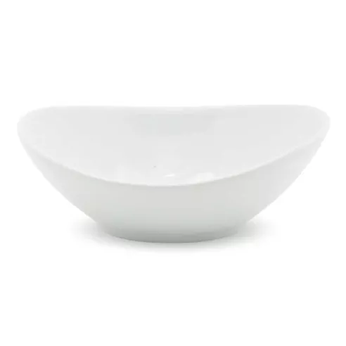 Bowl Ovalado de Porcelana 16 Centimetros Blanco CATER MAX 17080