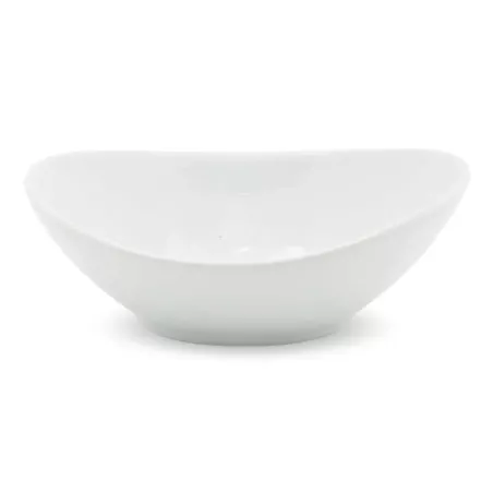 Bowl Ovalado de Porcelana 16 Centimetros Blanco CATER MAX 17080