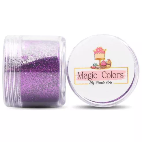 Diamantina Comestible Morado de 10 Gramos MAGIC COLORS 7443006010414
