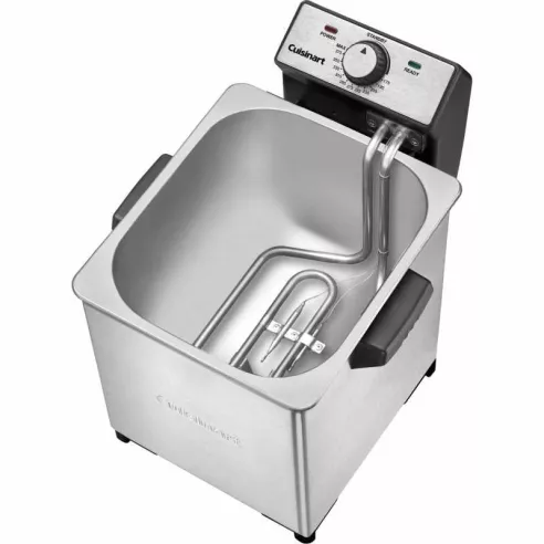 Freidora Compacta y Profunda de 2 Cuartos de Acero Inoxidable CUISINART CDF-130P1